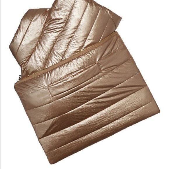 Kate Spade Packable Puffer Jacket in Glittering Rose Size XS NWT - Picture 11 of 16